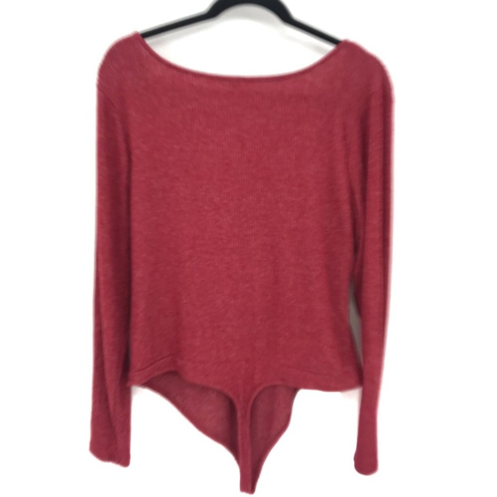 NWT BP Knit Wrap Front Ruched Bodysuit 2X - Picture 3 of 7